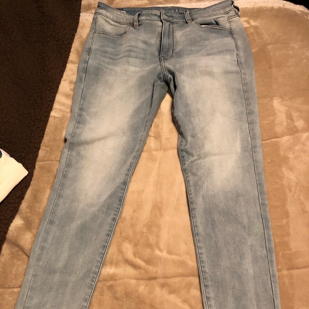 American Eagle size 12 high rise skinny jeans